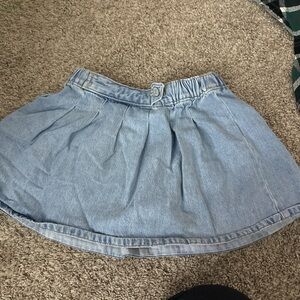 Light Blue Denim Skirt